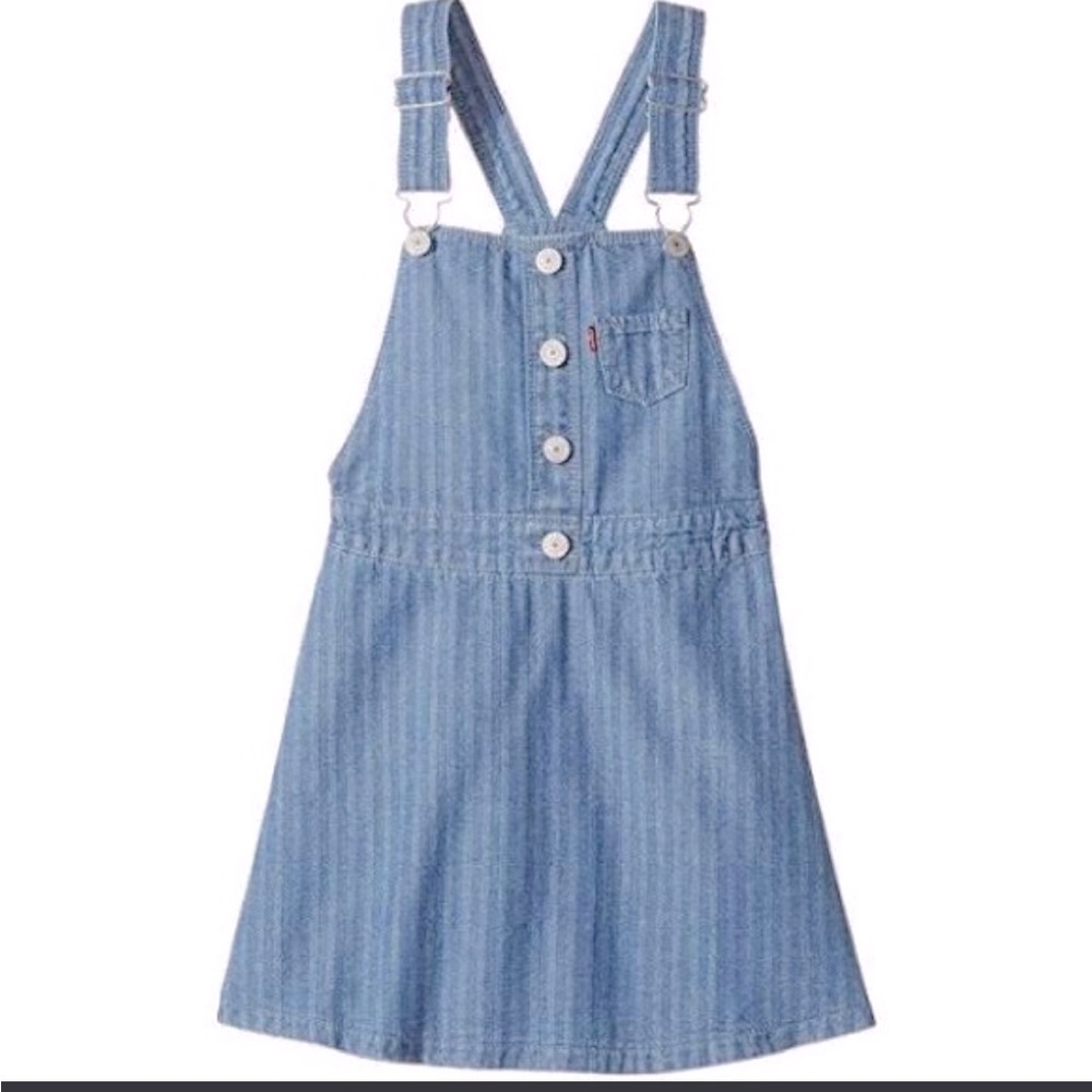 Levis Overalls Denim Flare Jumper Dress